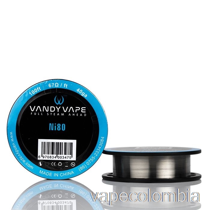 Carretes De Alambre Especiales Vape Desechables Vandy Vape Ni80 - 40ga - 100 Pies - 6.7ohm